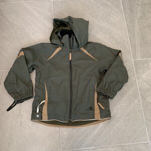 Lands End Boys Green Hooded Jacket  Size 6
